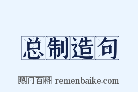 总制造句是什么意思的图片